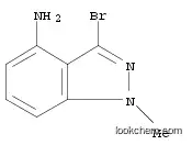 Molecular Structure of 1092351-47-7 (4-Amino-3-bromo-1-methylindazole)